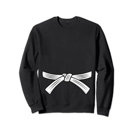 Judo belt white belt Judo 6th Kyu Obi, Jiu-Jitsu, Aikido Sweatshirt