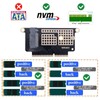 Nockchawon Replacement M.2 NVME SSD Convert Adapter Card Upgrade for