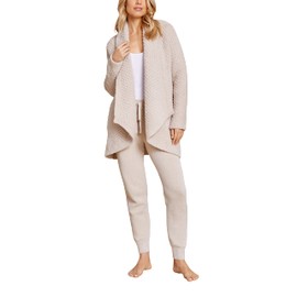 Barefoot Dreams Womens Cardigan Sweater, Sand Dollar, Large US