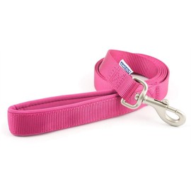 Ancol Viva Soft Touch Padded Snap Dog Lead - Pink - Neoprene Handle Weatherproof Durable Puppy Walking Accessory - 1m x 12mm