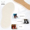 BISON Lambskin Insoles - 2 Pairs of Warm Fur Insoles
