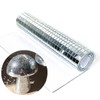 REDODECO 3500Pcs Real Glass Silver Mirrors Mosaic Tiles Sticker for