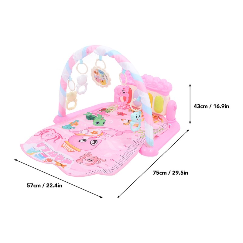 Baby Gyms Play Mat Piano Tummy Time Musical Activity Early