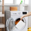 CMLKLZD Dryer Sheet Holder, Acacia Wood Laundry Sheets Container, Laundry