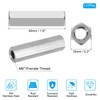 PATIKIL M6 x 1-Pitch 304 Stainless Steel Hex Coupling Nuts,