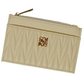 Crossmarbery Fragment Case Slim Wallet with Coin Pocket Quilted Lightweight Wallet Pass Case R67, yellow