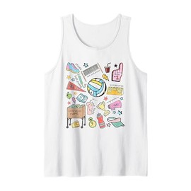 Can't Talk Right Now Doing Volleyball Mom Stuff Women Funny Tank Top