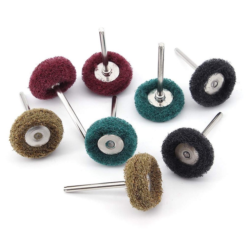 Yuhtech Buffing Wheels Set, 80 Pcs Abrasive Buffs Polishing Wheel