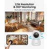 ZOSI C516 2.5K Pan/Tilt Wireless Security Indoor Camera, 2.4/5GHz WiFi,