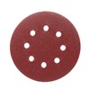 Maveek 50 Pieces 8 Holes Sanding Discs 80 Grit 5