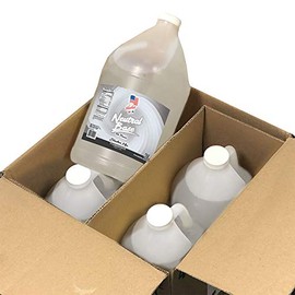 Neutral Slushee Mix | Case of 4 x 1 Gallons - 512 oz | (Yields Approx. 385-12oz servings per case) | Mix 7 Parts Water With 1 Part Syrup