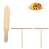 3-Piece Crepe Distributor Set Made of Beech Wood (Small Wooden