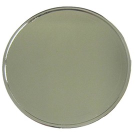 Urban Backwoods Small Round Blank Belt Buckle for Interchangeable Belt Buckle, silver