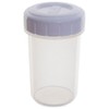 Hardys Plastic Beaker Cup Twist Seal Screw Lid Airtight Liquid