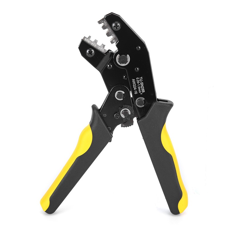 Crimping Tool 24‑16AWG High‑End Terminal Ratchet Pliers PVC + Steel