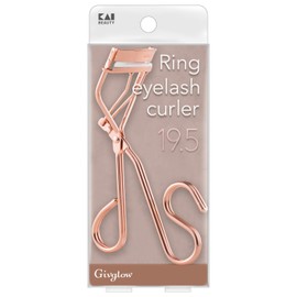 【Choose according to eye shape】 Kai KAI Ring Eyelash Curler 19.5 Pink Gold Curler Easy to Curl HC3900