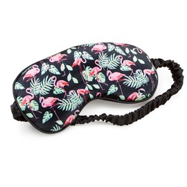 Bodylife Sleep Mask Eye Mask Faux Silk Flamingo for Travel Or Sleep