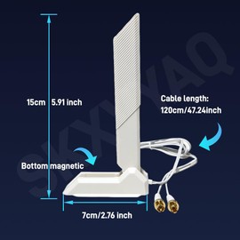 WiFi 7 Motherboard Magnetic Base Antenna for Asus Z790 X870 X890 Z890 B850
