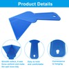 Moicstiy 4 Pcs Drywall Trowel Plastic Inside Corner Trowel Tool
