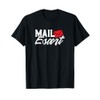 Mail Escort Postman Mail Carrier Post Office Worker T-Shirt