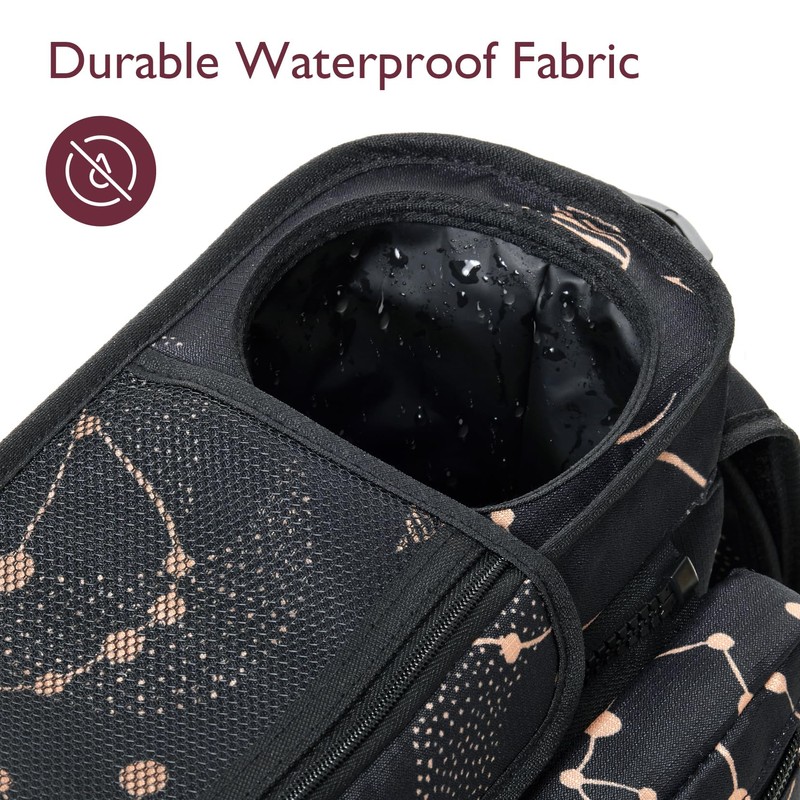 Momcozy Universal Stroller Organizer with Insulated Cup Holder Detachable Phone