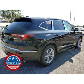 Trims Express 2022-2025 Acura MDX 6Pc Chrome Pillar Post Trim Stainless Steel Door Cover