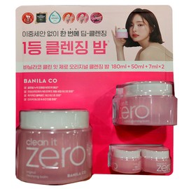 Banila Co Clean It Zero Cleansing Balm 180ml+50ml+7ml / 바닐라코 클린잇제로 클렌징밤 180ml+50ml+7ml X 2입