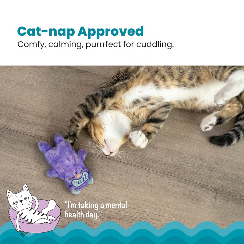 Petstages Purr Pillow Kitty Soothing Plush Cat Toy