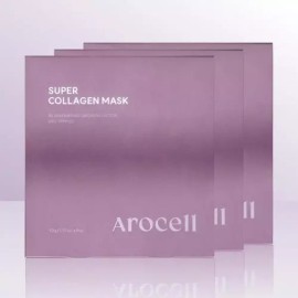 Arosel 아로셀 슈퍼콜라겐 마스크 (4매입) x 3박스 / iuy Arocell Super Collagen Mask (4 sheets) x 3 boxes