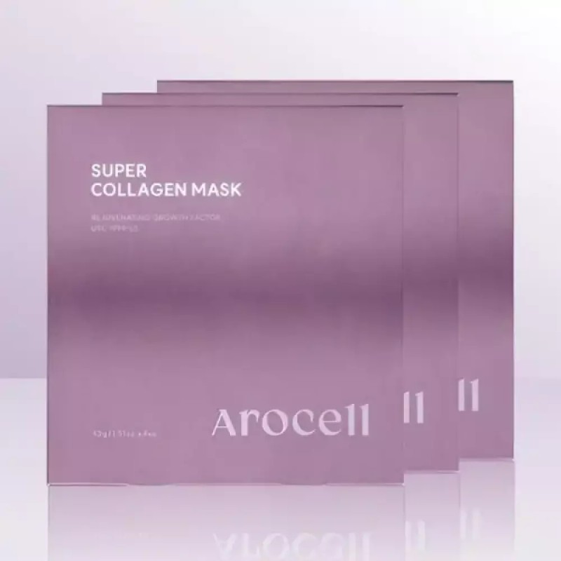 Arosel 아로셀 슈퍼콜라겐 마스크 (4매입) x 3박스 / iuy Arocell