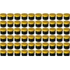 60 Ointment Containers, Cream Jars, Flat Black, 35 ml Capacity