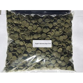 Lakeway Tilapia Pro Pack Zeiglers Spirulina Algae Discs Tilapia Food - 5 Pounds