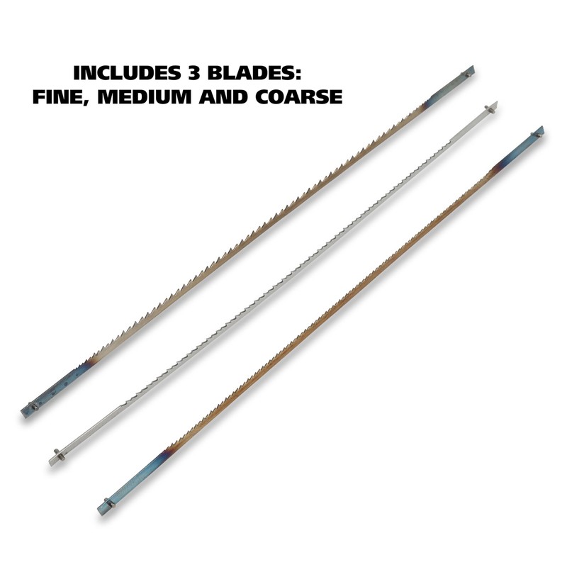 GreatNeck CP9 Coping Saw with Blades, 4-3/4 Inch, Adjustable 360°