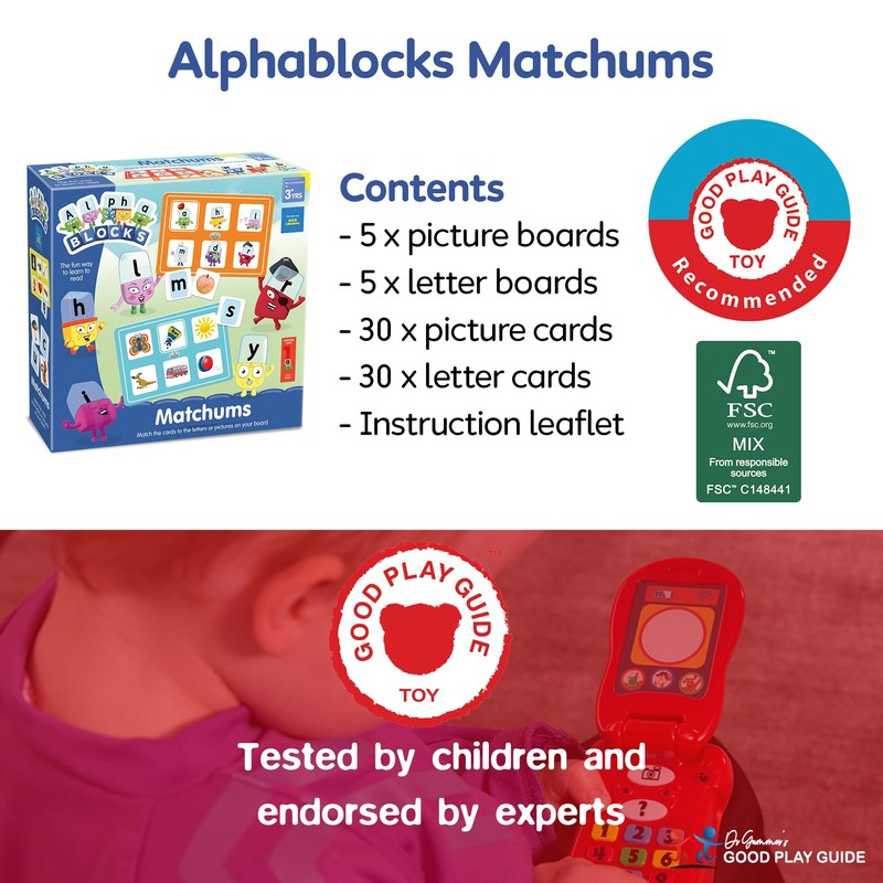Alphablocks – Matchums Learning Game - Match Letter and Picture