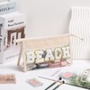 Etercycle Boho Patch BEACH Makeup Bag, Clear PVC Travel Toiletry