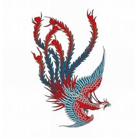 Festival Makeup R195 Red Phoenix (17.5cm x 10cm)