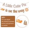 Little Cutie Pie Is on the Way Banner Set Cutie