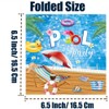 ZHENTAO 40Pcs End of School Pool Party Plates and Napkins,