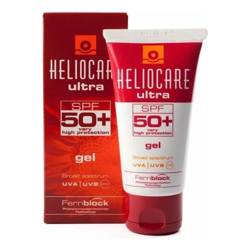 Protector Solar Gel Heliocare Ultra FPS 50 Rostro Libre Aceite