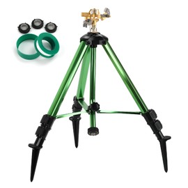 Tripod Sprinkler,Garden Sprinkler,360 Degree Rotating Irrigation Yard Sprinkler,Adjustable Height,for Lawn/Yard/Garden