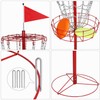Yaheetech 12-Chain Portable Disc Golf Basket Target Accessories Disc Golf