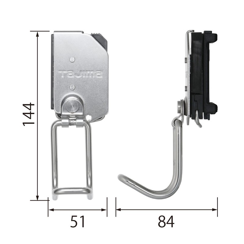 Tajima Saff Detachable System, Detachable Tool Holder, Heavy Duty Stainless