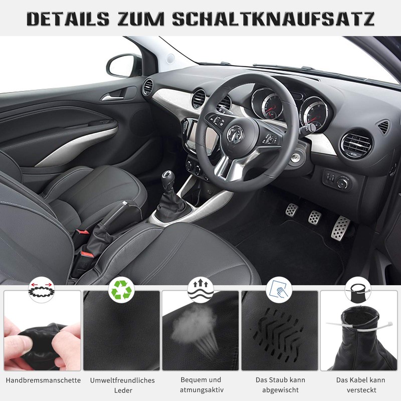 Astra G Gear Stick Gaiter and Handbrake Gaiter OTUAYAUTO Plug