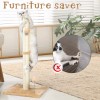 ANWA 32 Tall Cat Scratching Posts for Indoor Cats 3-in-1