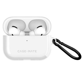 Case-Mate Airpods Pro 3 Case w/Black Carabiner [Wireless Charging Compatible] - Tough Clear Case for AirPods Pro 3 [Front LED Visible] - Anti Scratch, Shockproof Cover