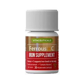 Vitaceuticals Ferrous + C Iron Supplement Cap X 30
