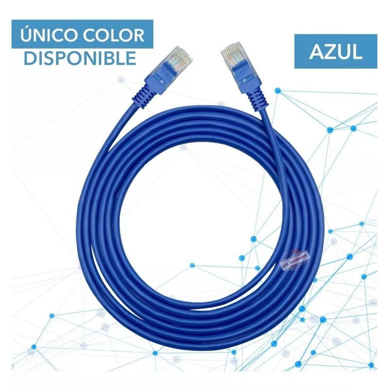 Genérico - Cable de Red Ethernet 20 metros Categoría CAT