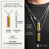 RTZN® Tiger Eye Necklace for Men – Premium Artisan Mens