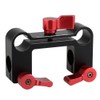 CAMVATE 15mm Rod Offset Rail Block 90 Degree DSLR Support