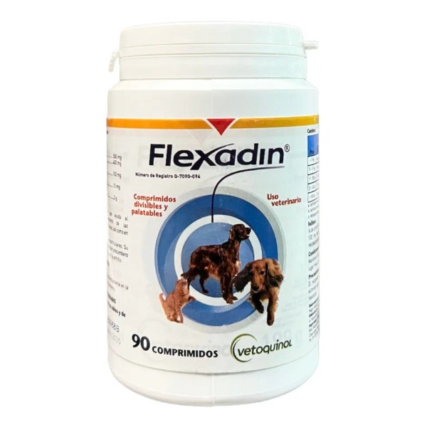 Flexadin 90 Tabs Vetoquinol Condroprotector - Producto Original de Alta